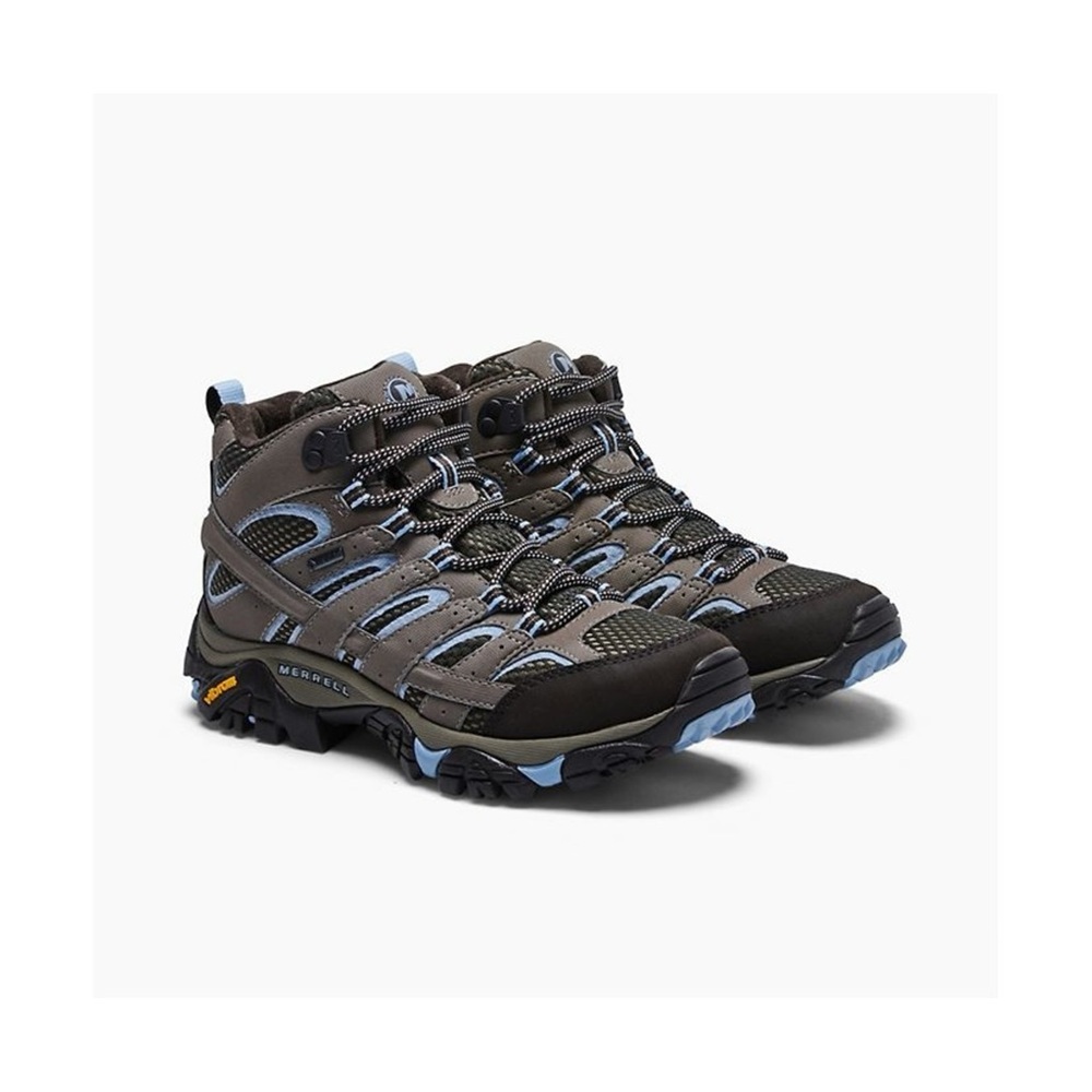NWT Women's Merrell Moab 2 Mid Gore-Tex Brindle Hiking Boots